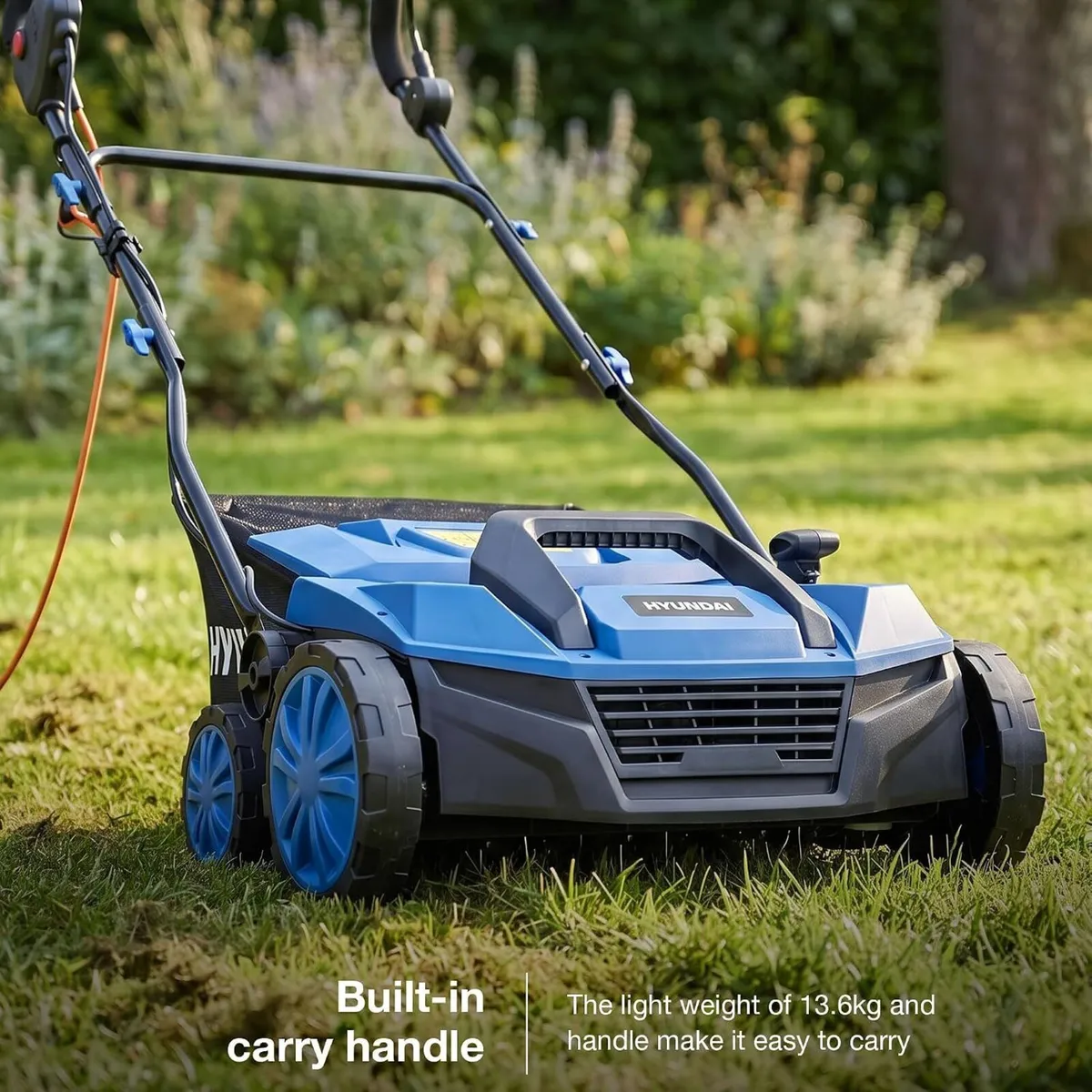 1800W Electric Lawn Scarifier Aerator Rake 38CM - Image 2