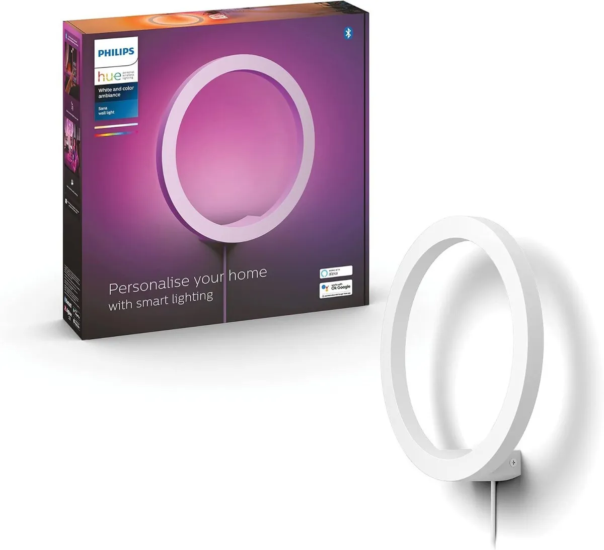 Sana and Colour Ambiance Smart Wall Light LED - Image 2