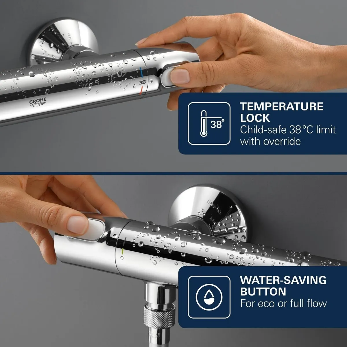 Precision Flow Wall Mounted Thermostatic Shower - Image 4