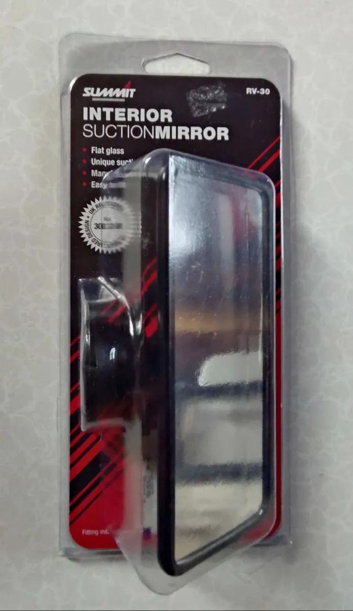 INTERIOR SUCTION MIRROR FOR CAR (NEW). - Image 1