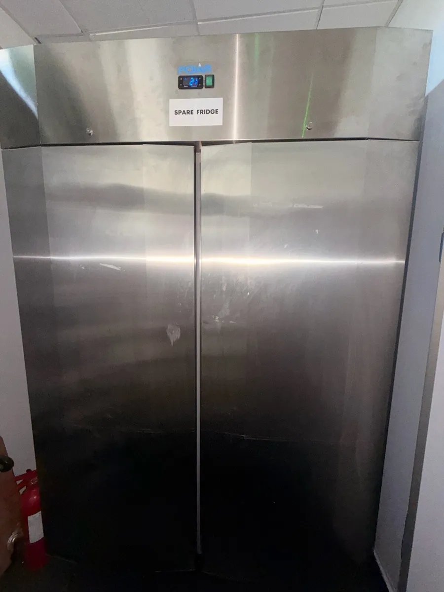 Polar U-Series 1300L Commercial Double Door Fridge - Image 1