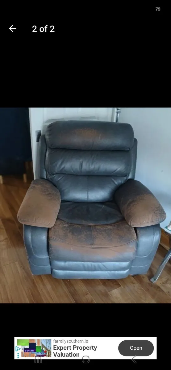 Couch 3 and 1 seater - Image 2