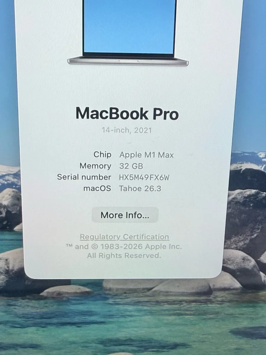 MacBook M1 Max 14” Flawless - Image 3