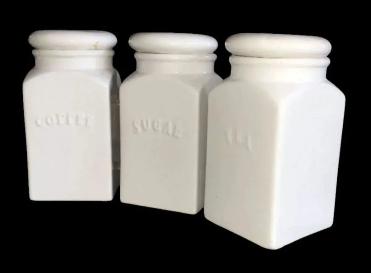 Pristine Large Vintage Canister Set Trilogy - Image 2