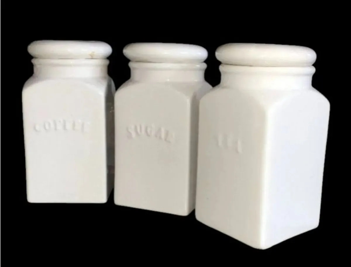 Pristine Large Vintage Canister Set Trilogy - Image 3