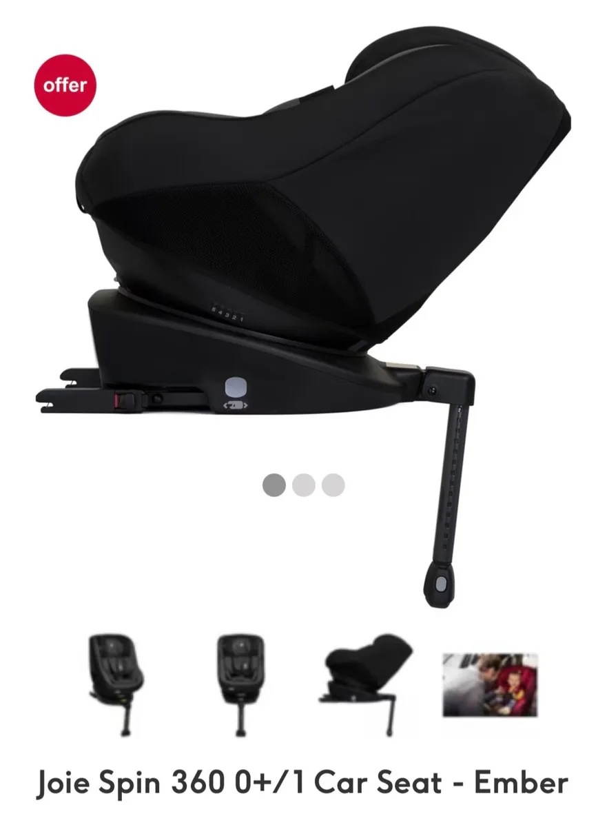 Joie 360 spin car seat - Image 3