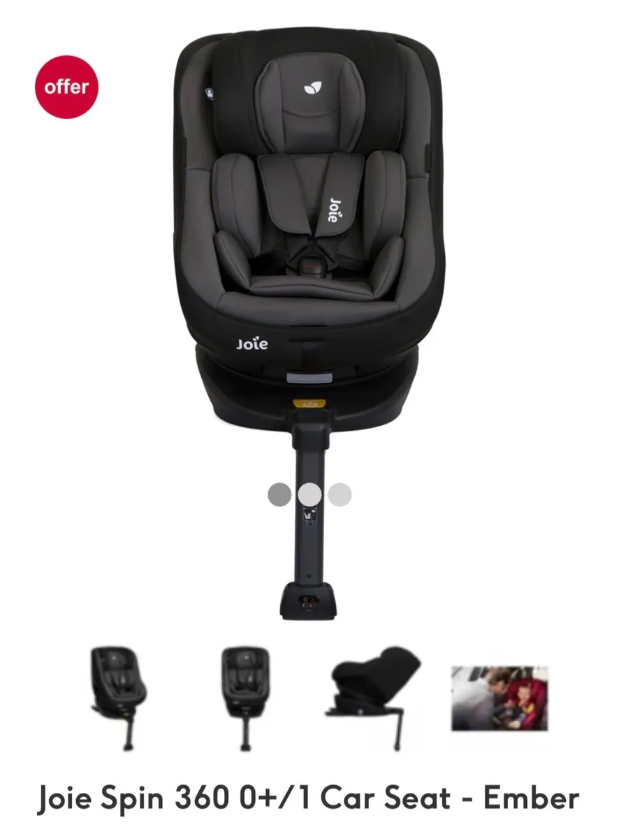 Joie 360 spin car seat - Image 4