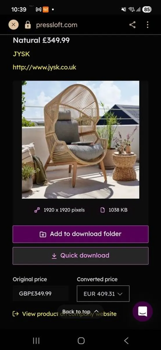 Egg chair - Image 1
