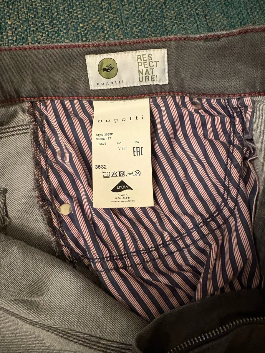Bugatti jeans Grey 36 x 32 NEW - Image 2