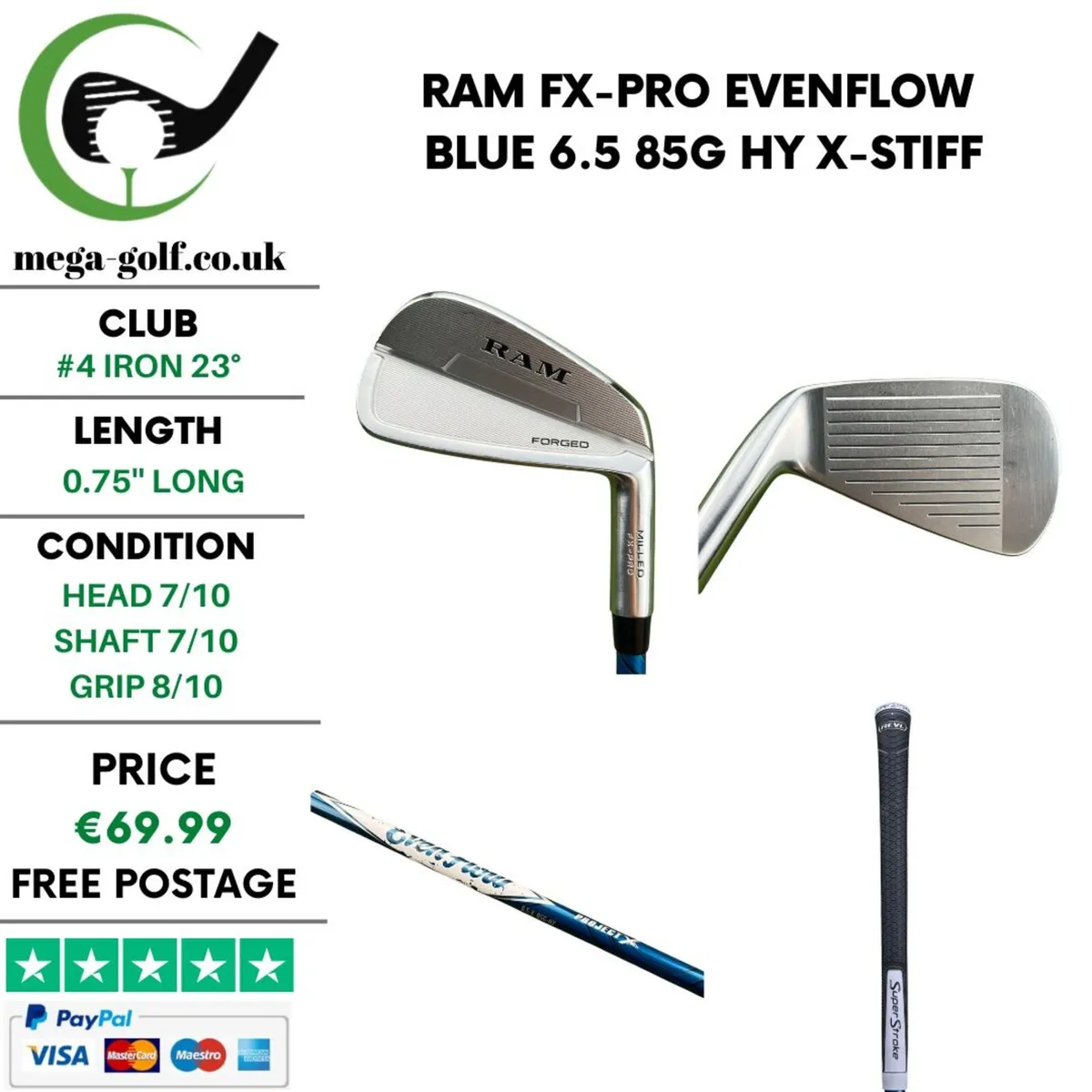 Ram FX-Pro #4 Iron 23° / X-Stiff - Image 1