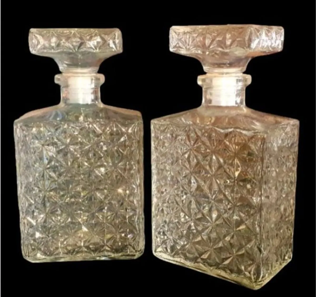 Vintage French Glass Decanters - Image 3