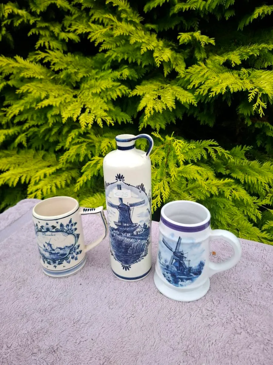 By post only set of blue delft decor - Image 2