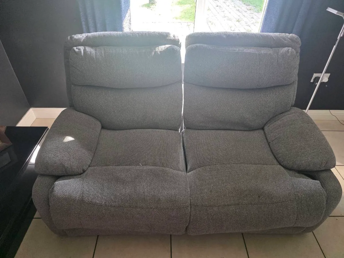 2 seater reclining sofa and reclining armchair - Image 2