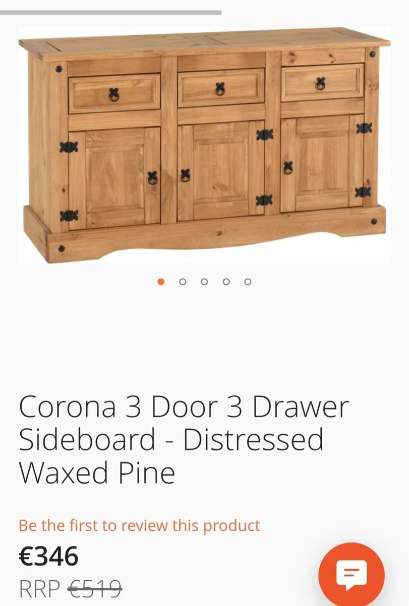 3 door 3 drawer sideboard - Image 3