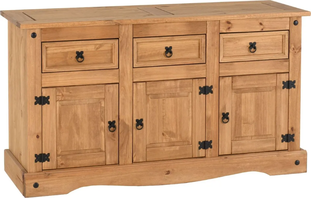 3 door 3 drawer sideboard - Image 4