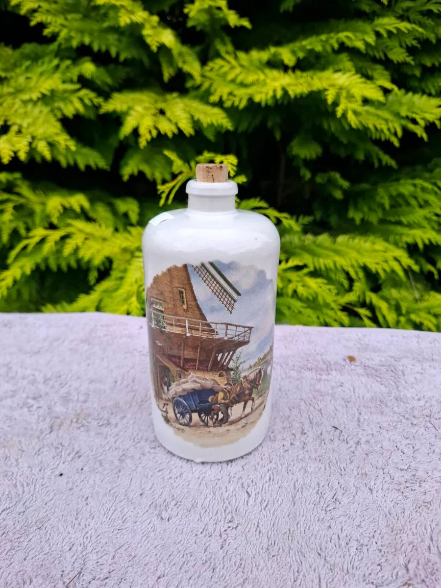 By post only pottery mill bottle - Image 1