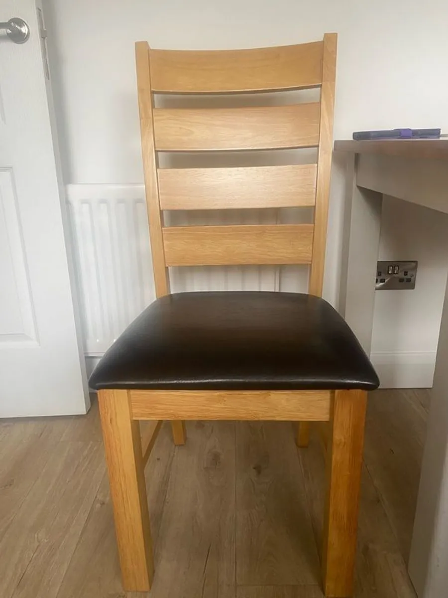 Dining chairs x 4 - Image 1