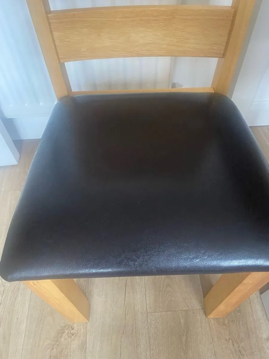 Dining chairs x 4 - Image 2