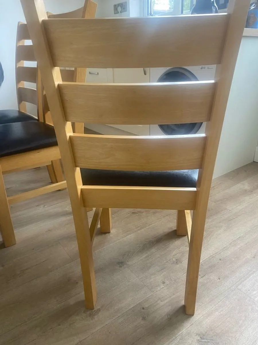 Dining chairs x 4 - Image 3