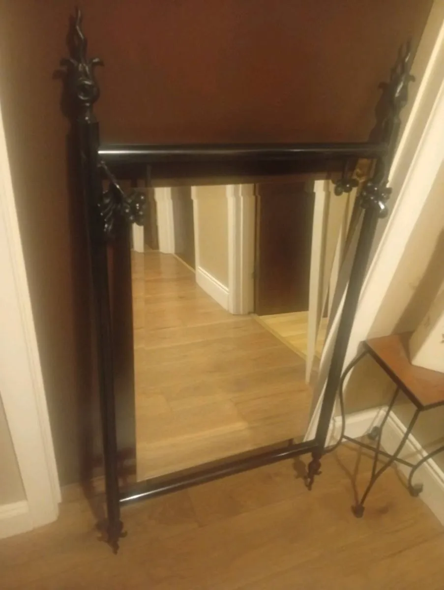 Wrought iron mirror - Image 1