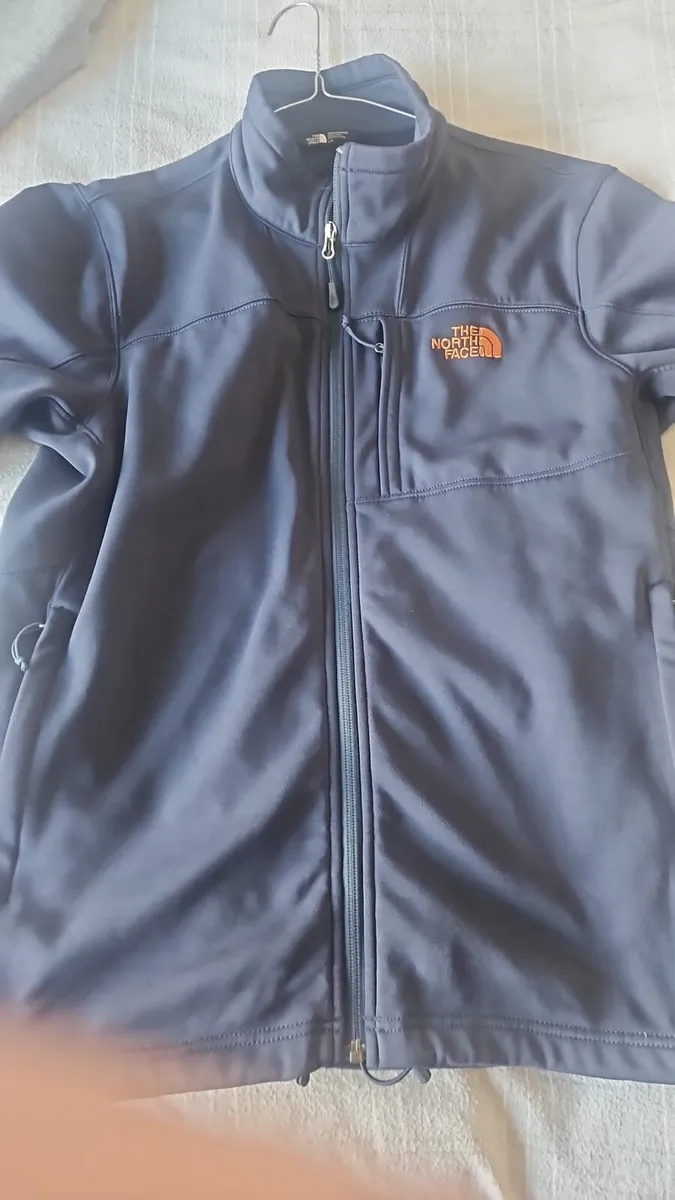 Dark grey NorthFace Soft Shell Jacket - Image 1