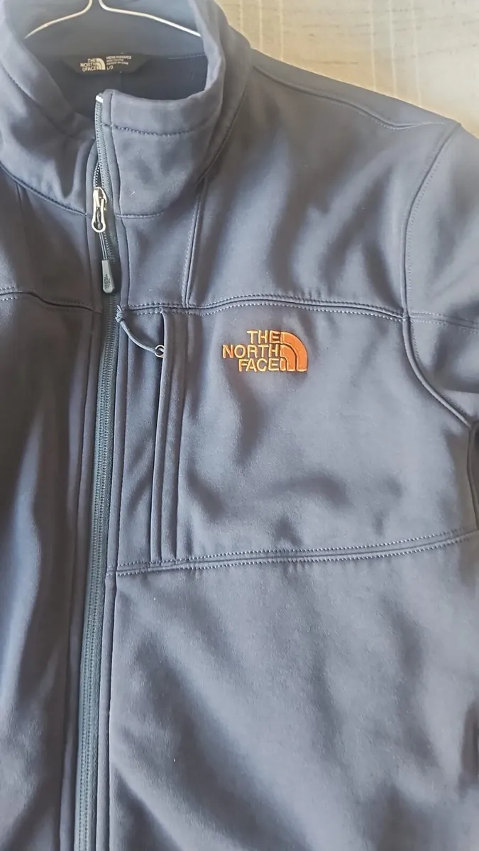 Dark grey NorthFace Soft Shell Jacket - Image 2