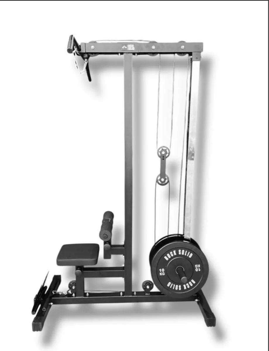 Lat pull down/ low row combo machine (new) - Image 1