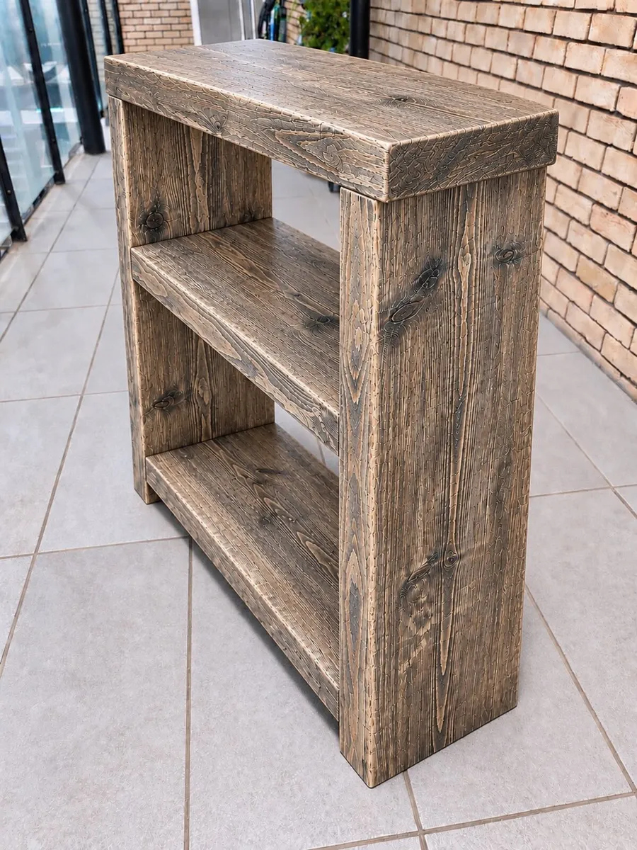 Handmade Aged Driftwood Style Rustic Bathroom Unit - Image 3