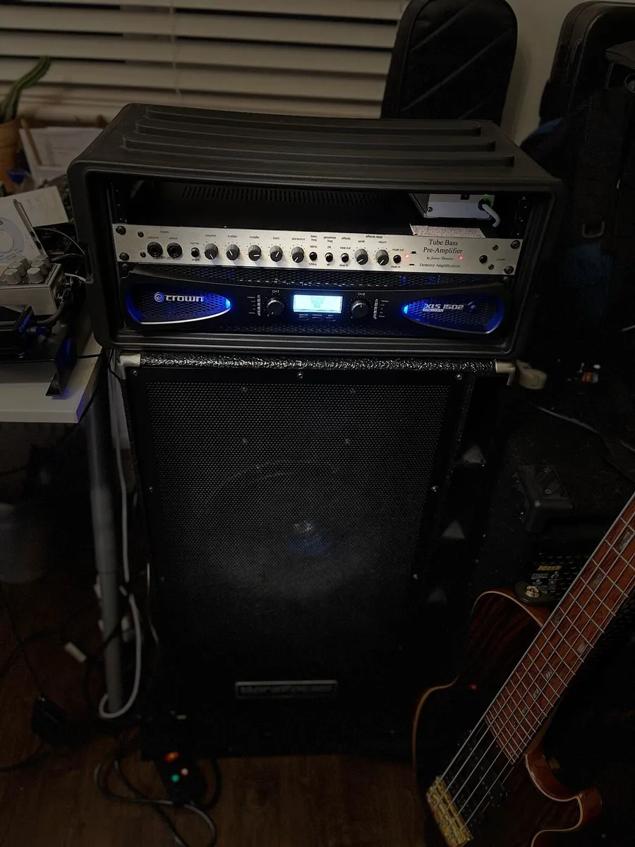 Bass amp Demeter Vtbp-201s tube preamp + Crown XLS - Image 1