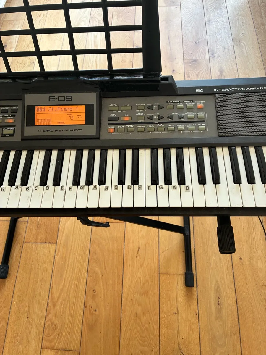 Roland E09 Interactive Keyboard & Stand - Image 3