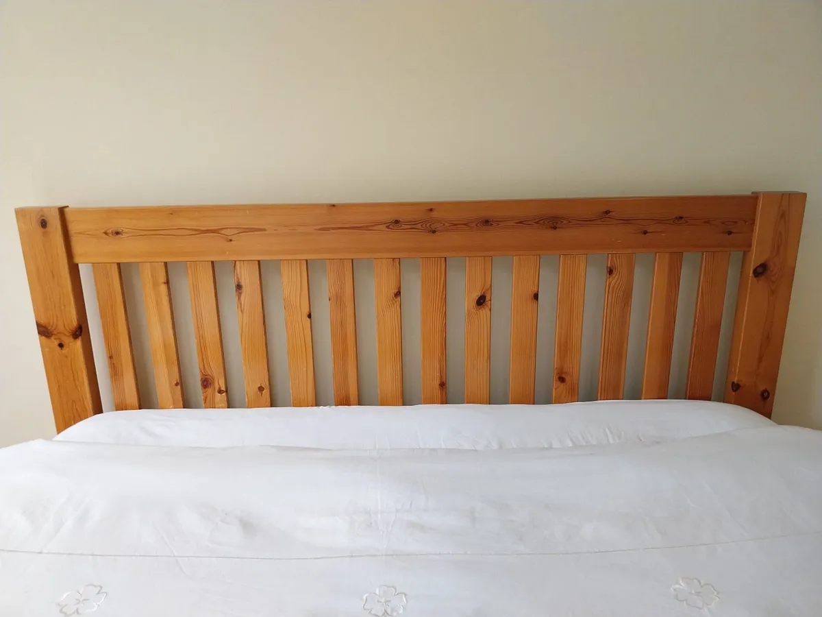 Solid Wood King Bed Frame (5ft) - Image 4