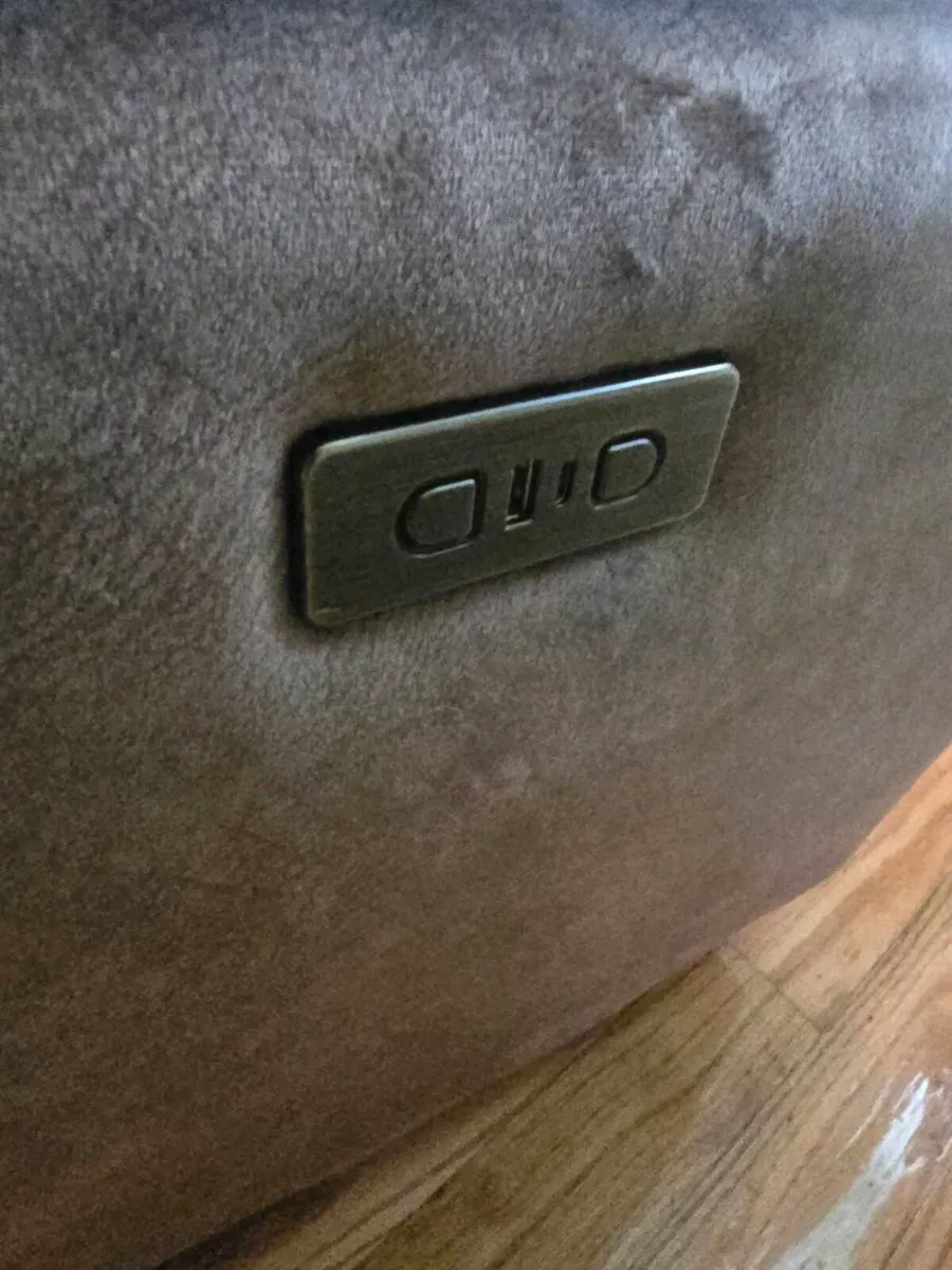 DFS Electric recliner and storage ottoman - Image 3
