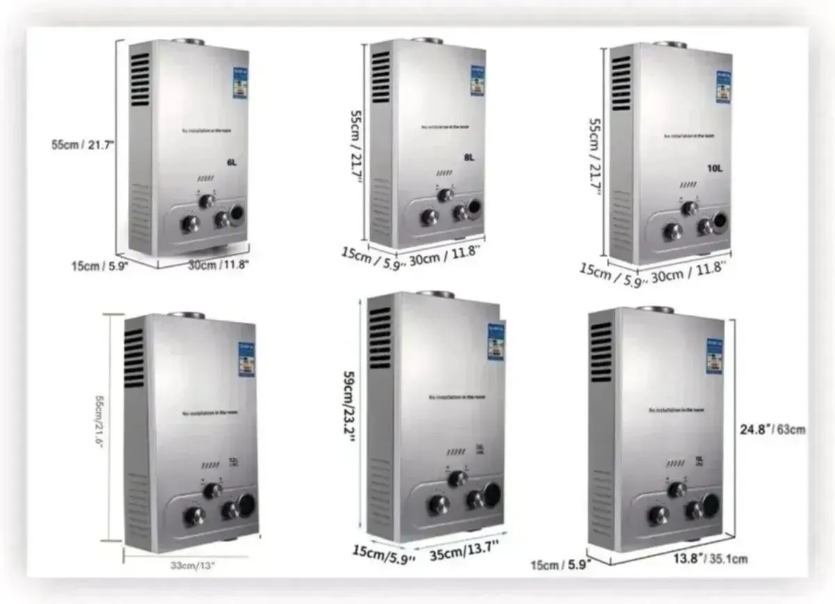Gas Water Heater 10L LPG Heater Caravan - Image 4