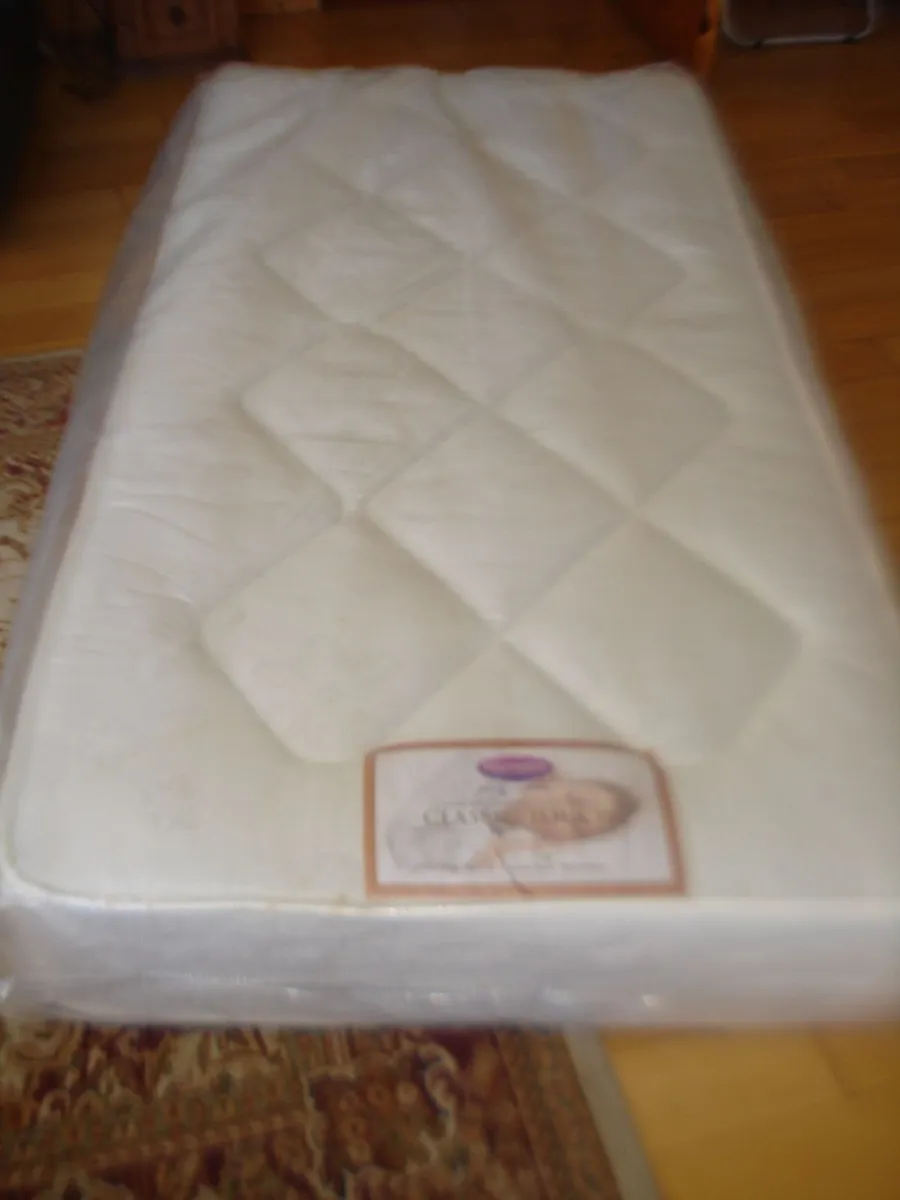 NEW IRISH MADE 3 FOOT SINGLE MATTRESS. - Image 1