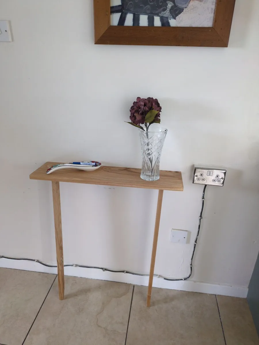 Solid Ash Wood Console Table - Image 4