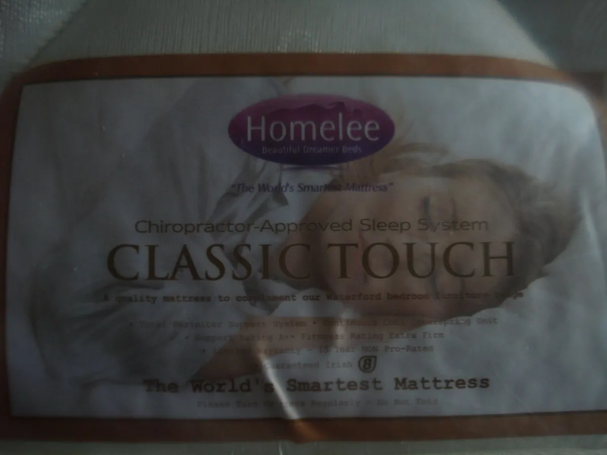 NEW IRISH MADE 3 FOOT SINGLE MATTRESS. - Image 3