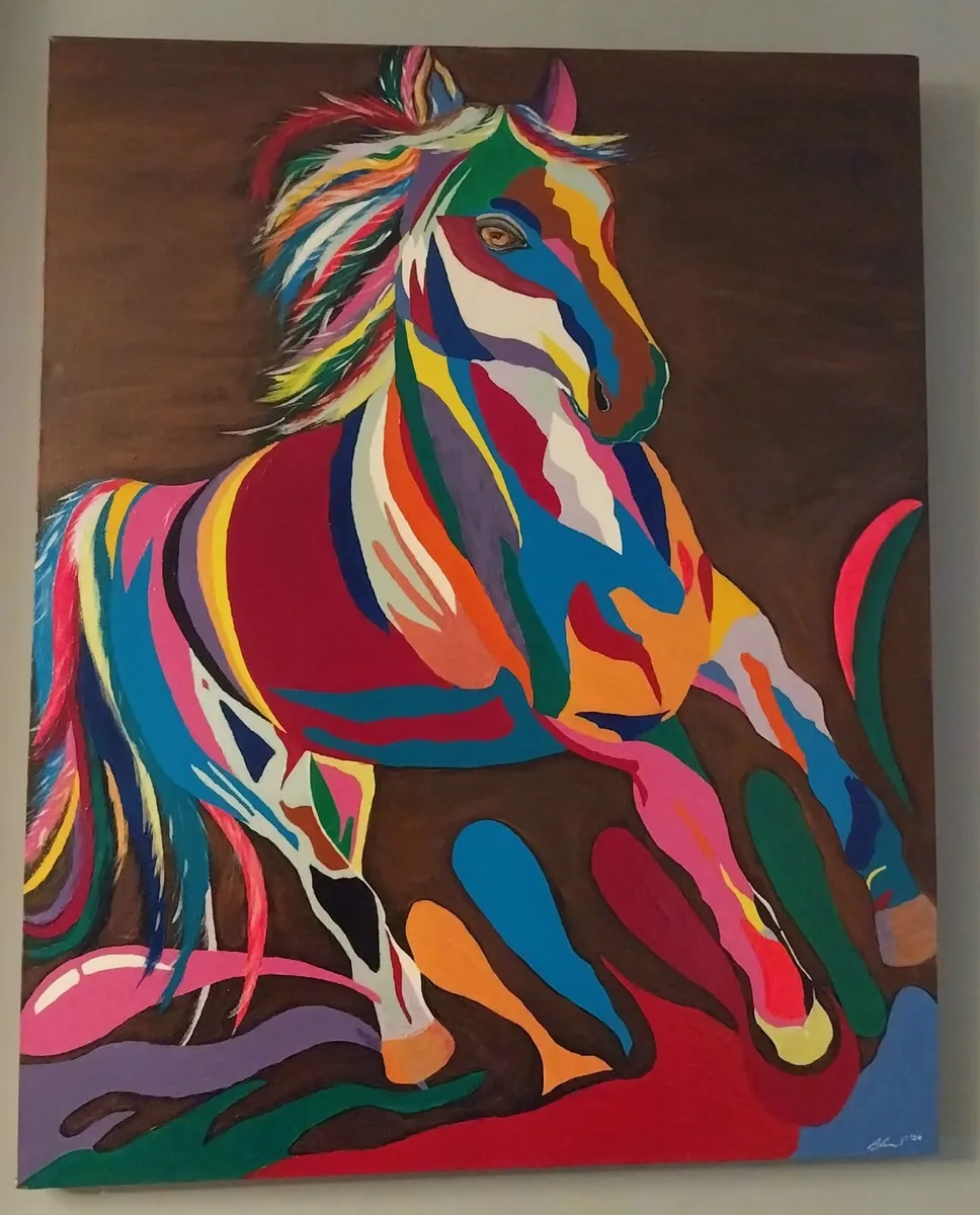 Wild Horse Painting - Image 1