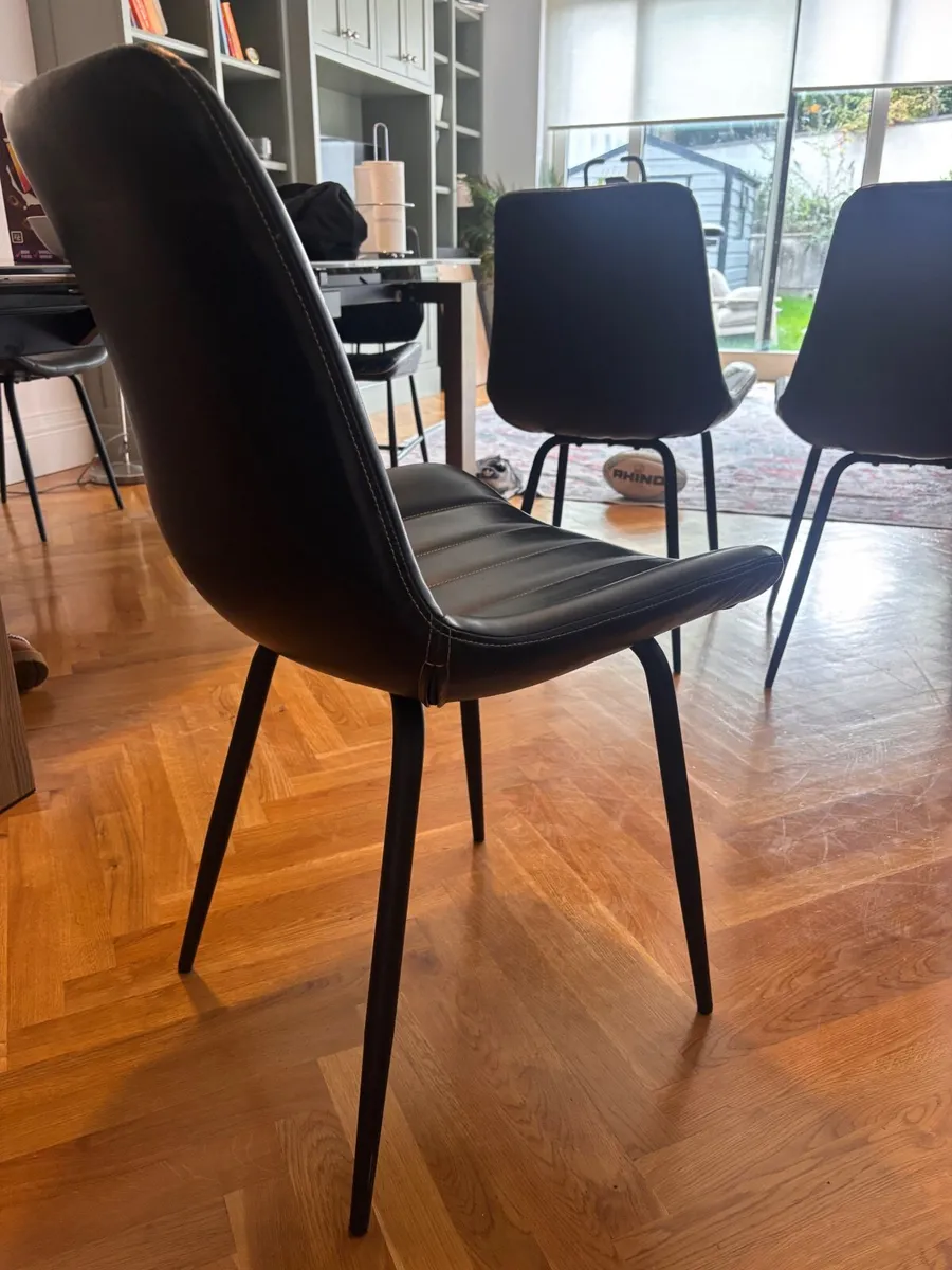 Dining chairs x 6 - Image 2