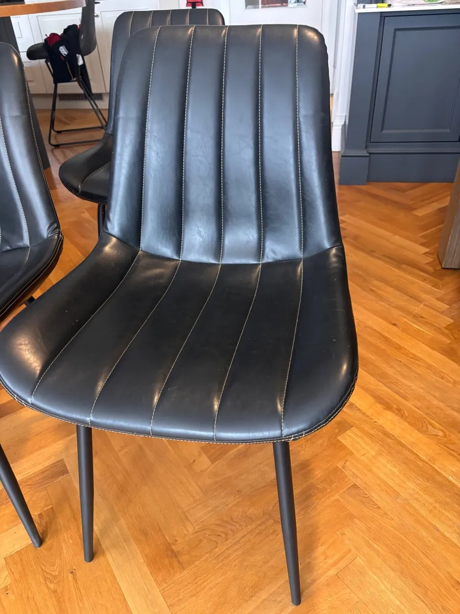 Dining chairs x 6 - Image 3