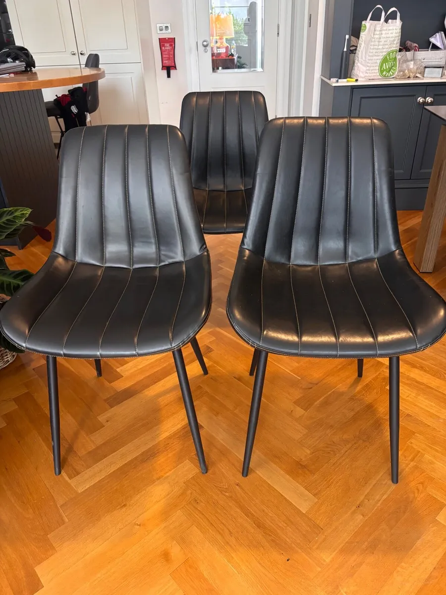 Dining chairs x 6 - Image 4