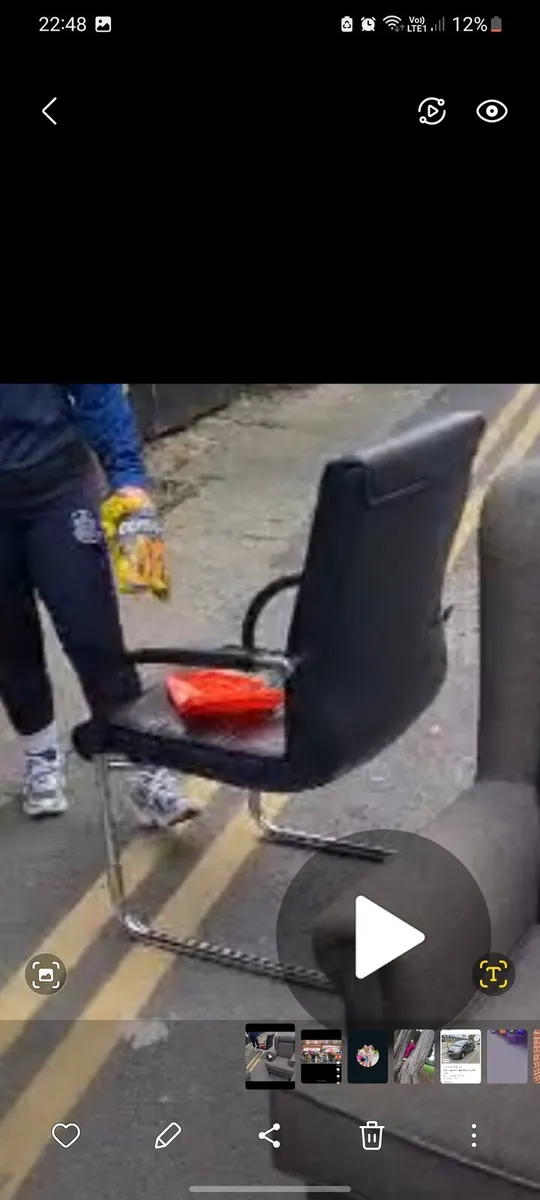Office lather chair