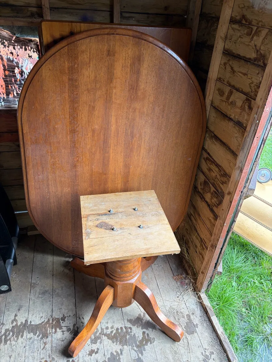 solid wooden kitchen table - Image 3