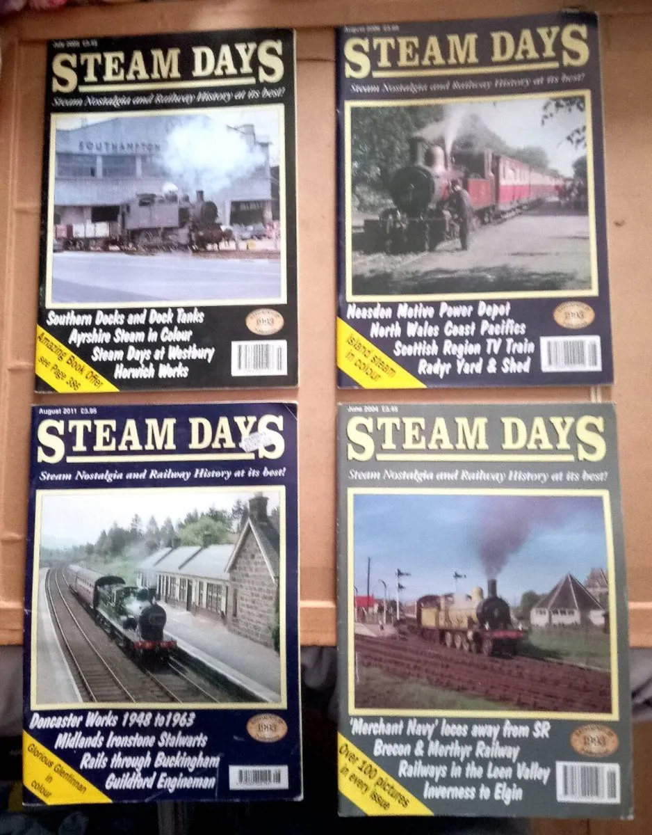 13 Steam Train Magazines - Image 1