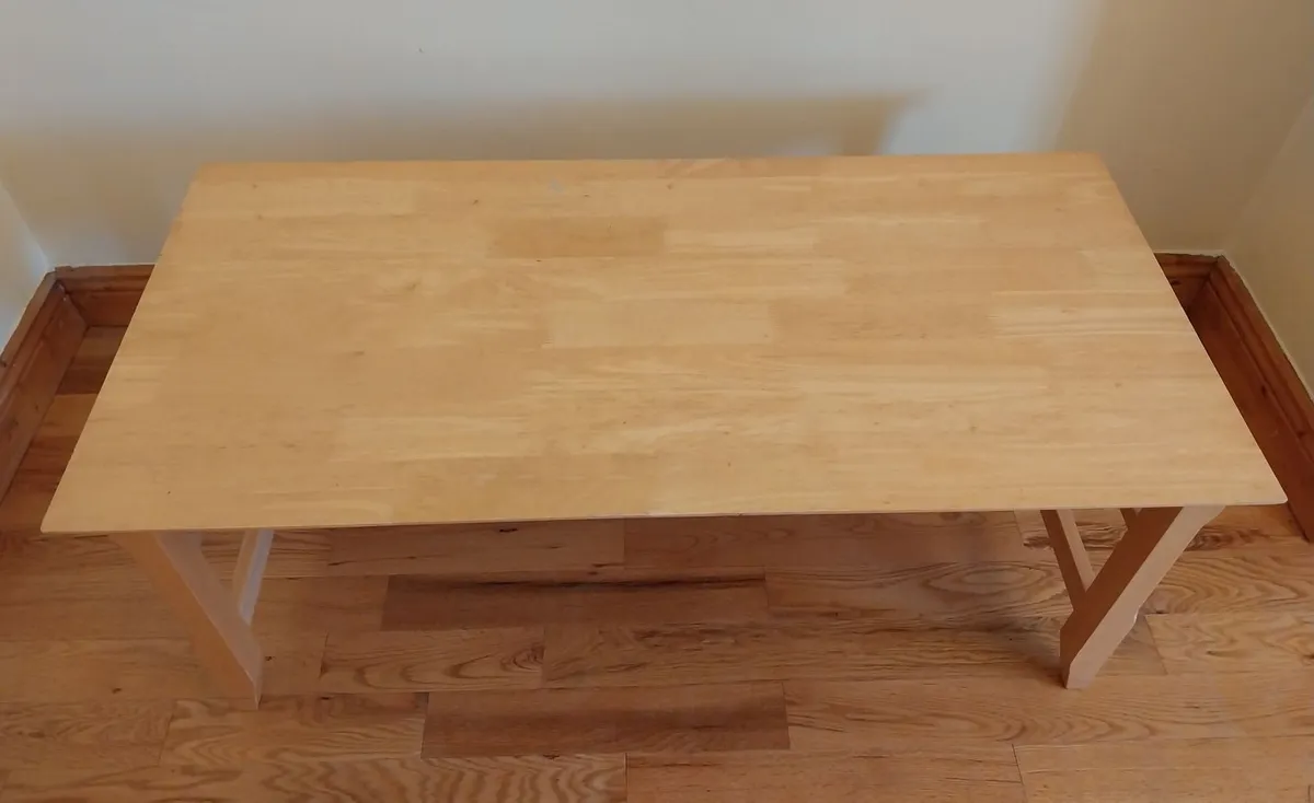 Solid Wood Coffee Table - Image 1