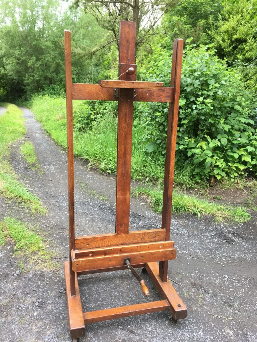 Vintage   Victorian  studio art easel . - Image 1