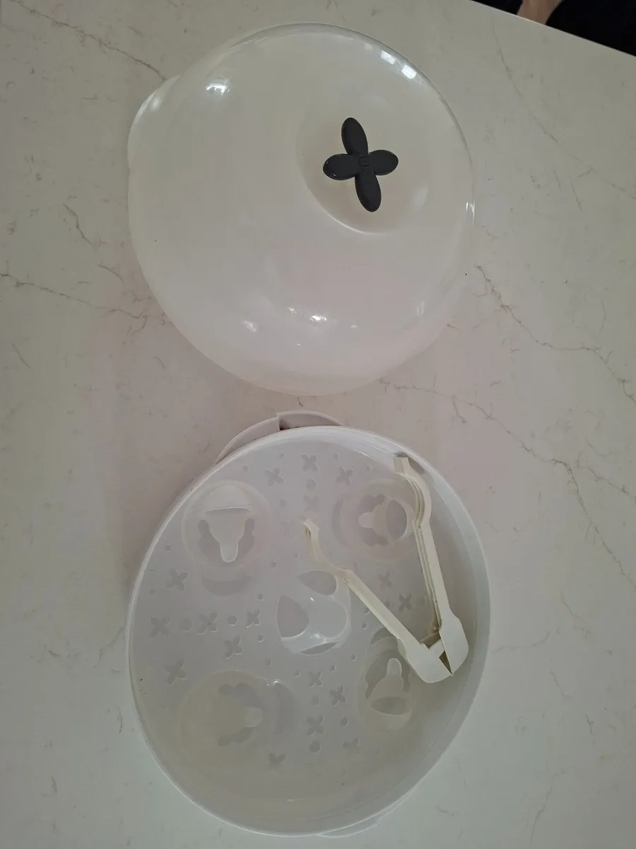 NUK microwave bottle steriliser and tommee tippee - Image 1