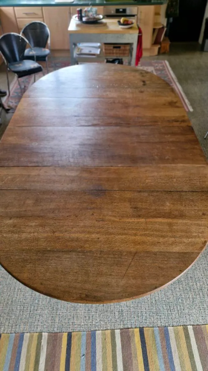 Antique Oak Dining table - Image 1