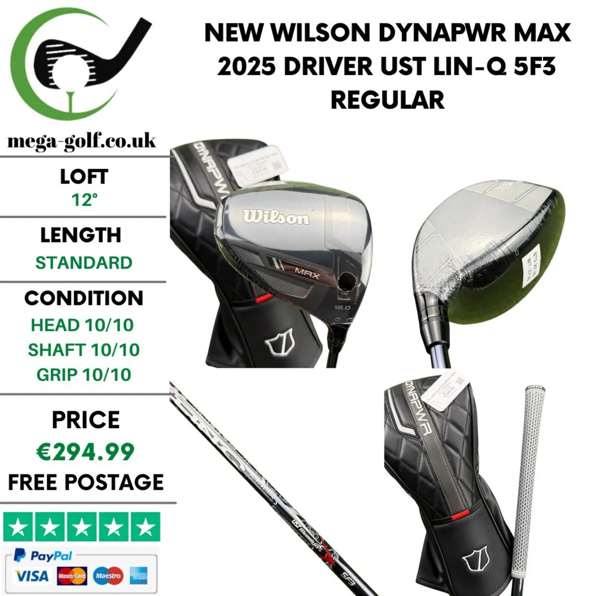 New Wilson Dynapwr Max 2025 Driver / 12° / Regular - Image 1