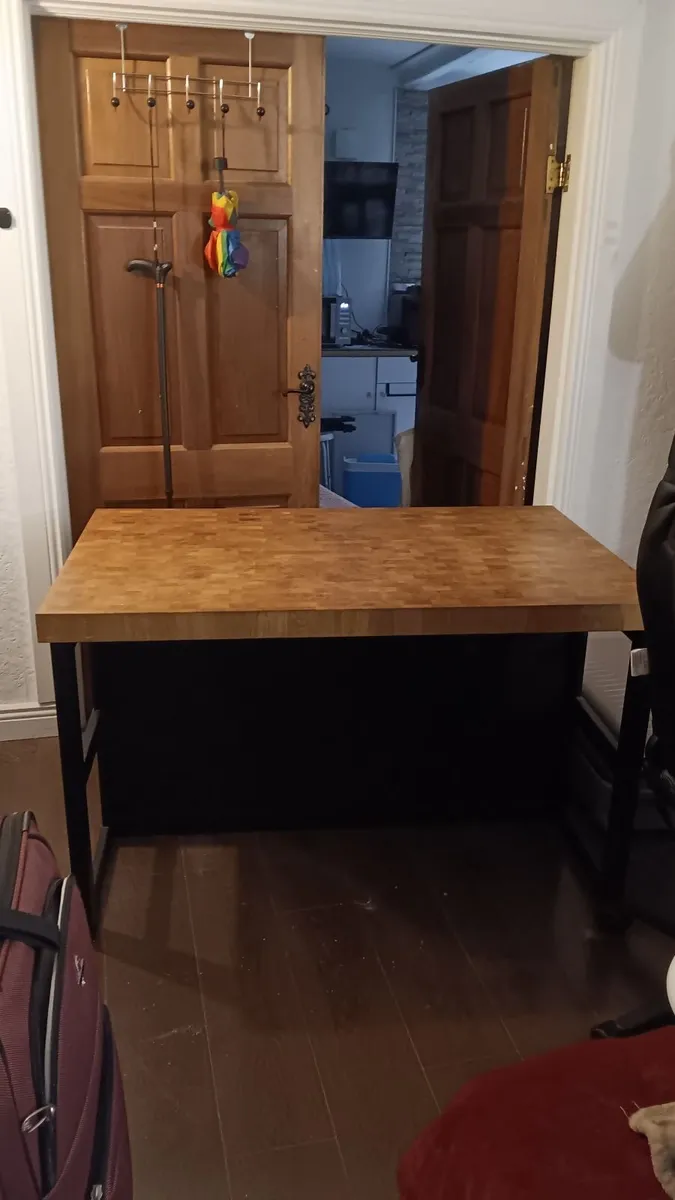 Ikea Solid Wood Block Table - Image 2