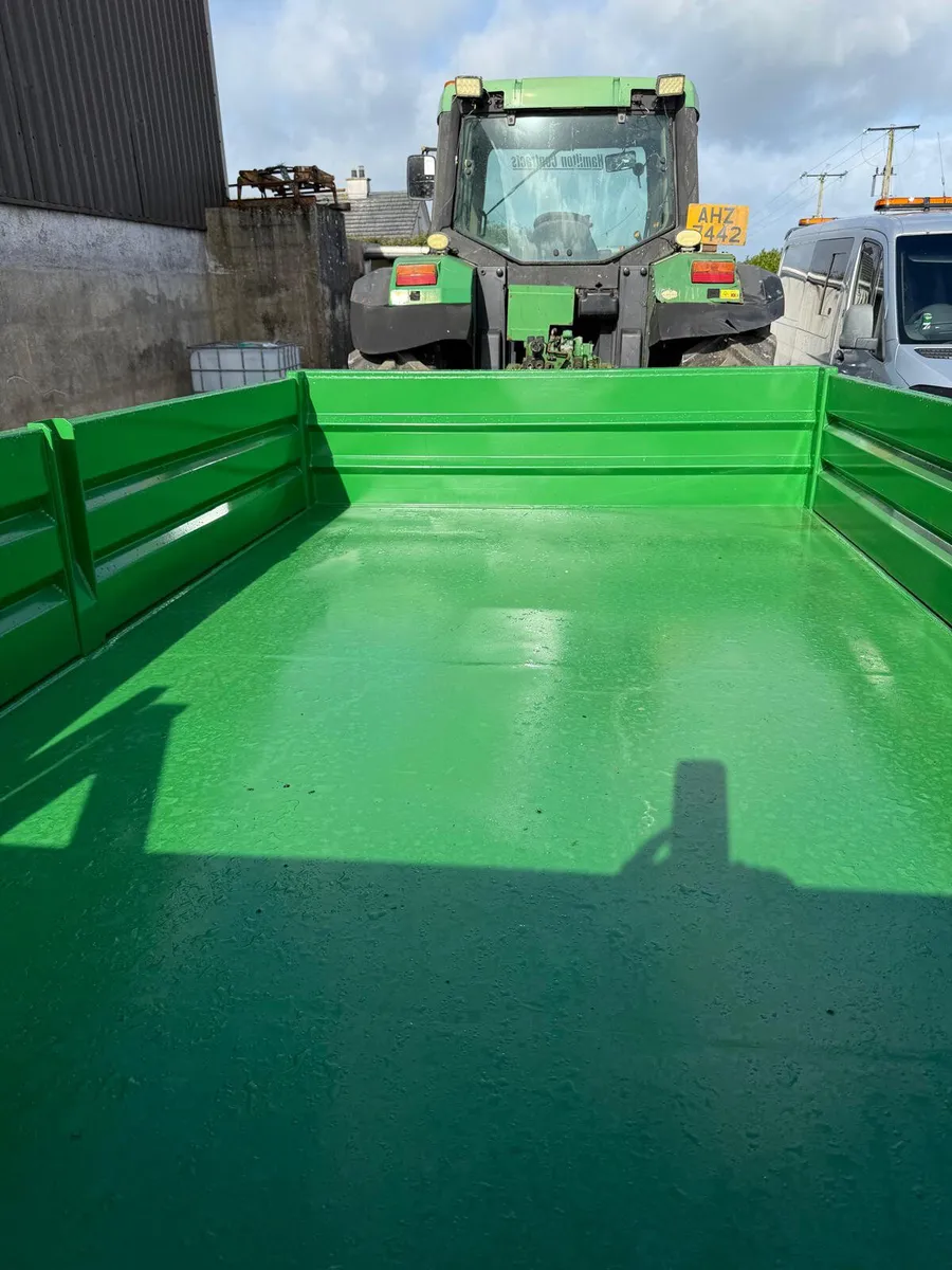 New single axle 12x7 farm tipping trailer - Image 3